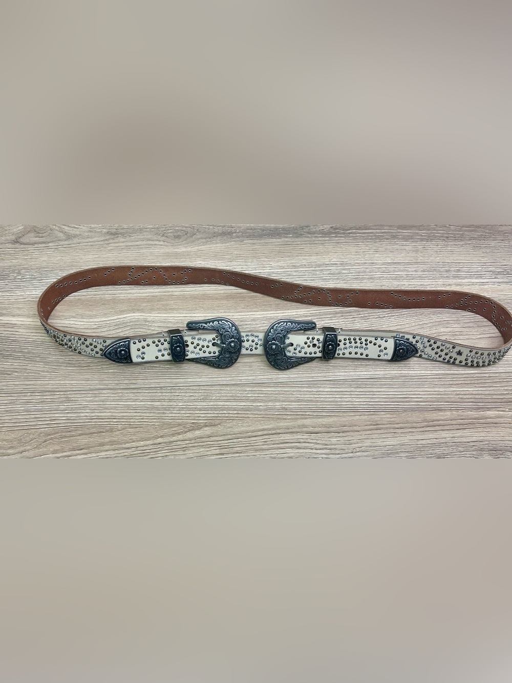 Idyllwind Double Buckle Studded Miranda Lambert belt M/L - Picture 2 of 6